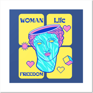 Just A Girl Who Loves Freedom In Life Posters and Art